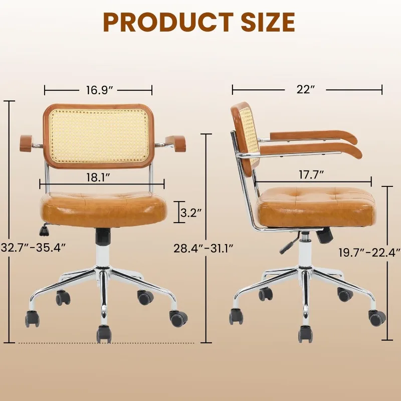 Comfortable Desk Chair with Wheels