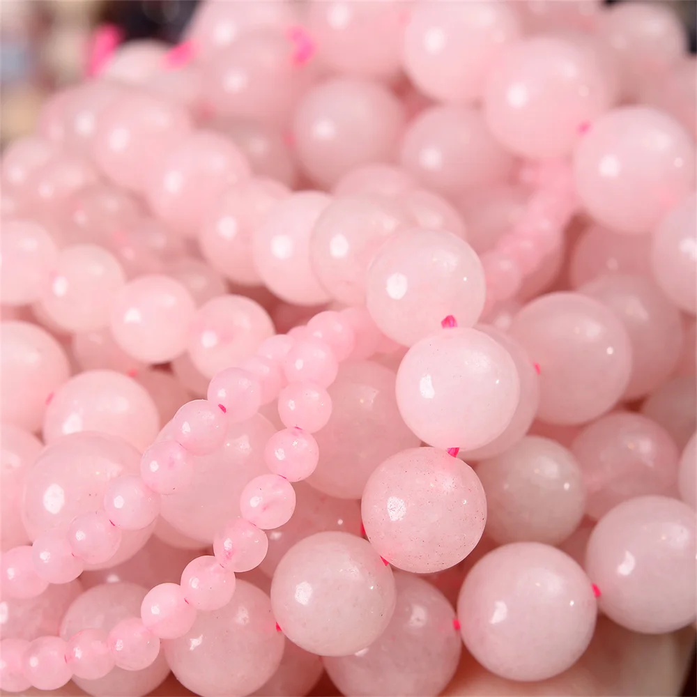 Natural Stone Beads Lava Jaspers Tiger Eye Quartz Agates Round Loose Beads for Jewelry Making DIY Bracelet Accessories 4-12MM 2