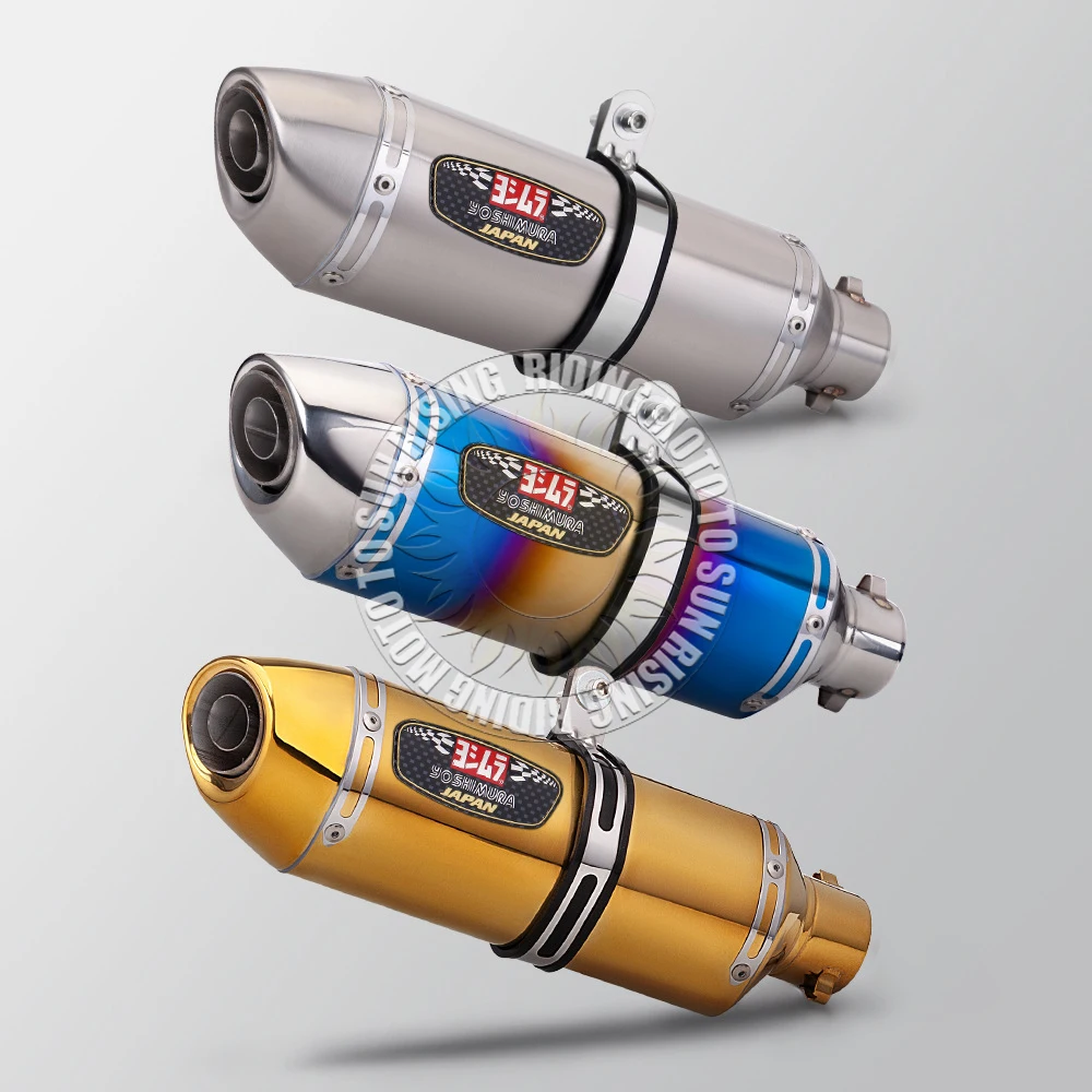 rinu Yoshimura R-77 Race Stainless Dual Slip-On Mufflers w