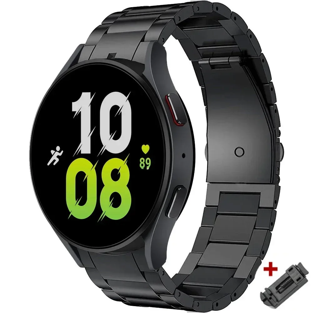 Premium No Gaps Titanium Metal Watch Strap Bracelet