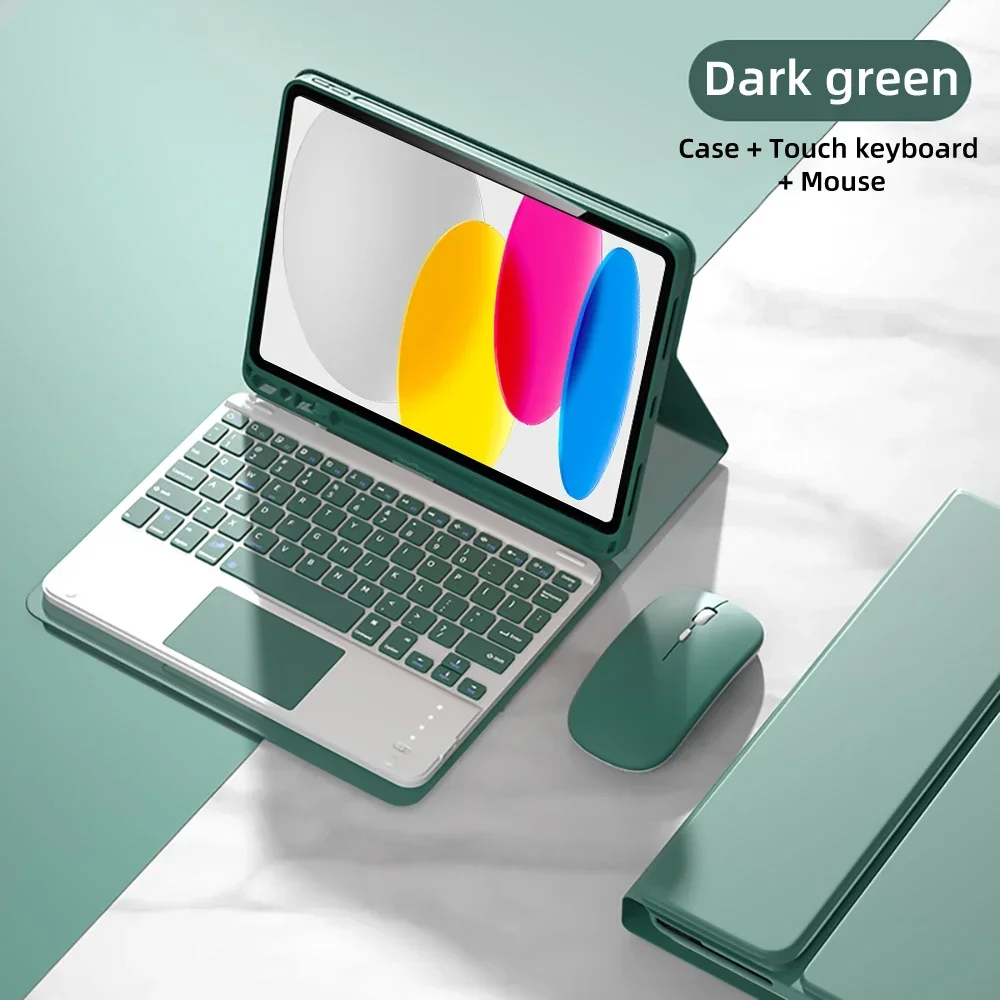 Ultimate Wireless Bluetooth Keyboard Case with Magnetic Leather Cover