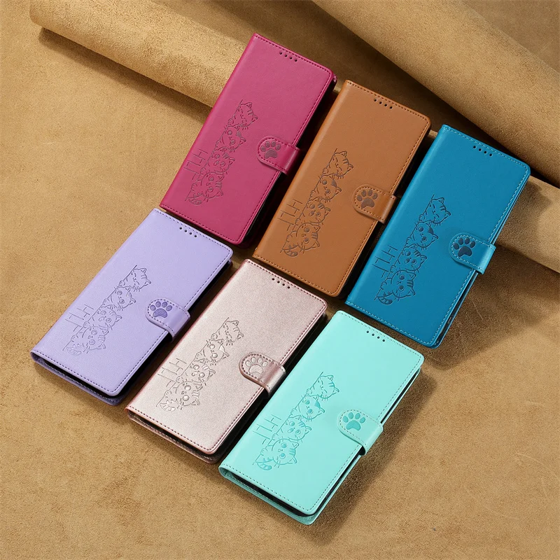 Luxury Leather Wallet Phone Cover with Strap