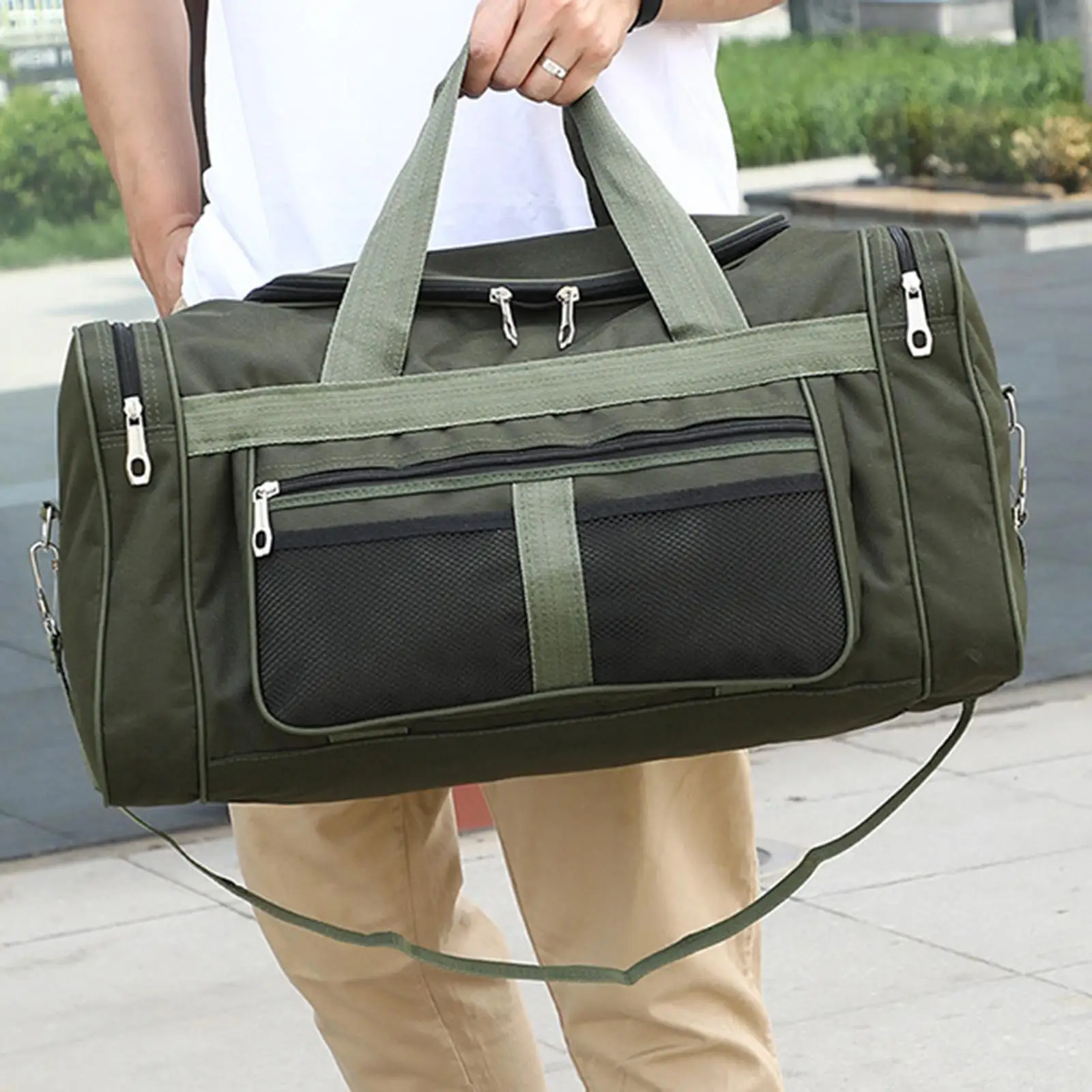 Travel Bag Travel Duffel Bag Handbag Holdall Organizer Storage Carry On Luggage Weekender Bag for Yoga Women Swimming Men Clothing Fitness