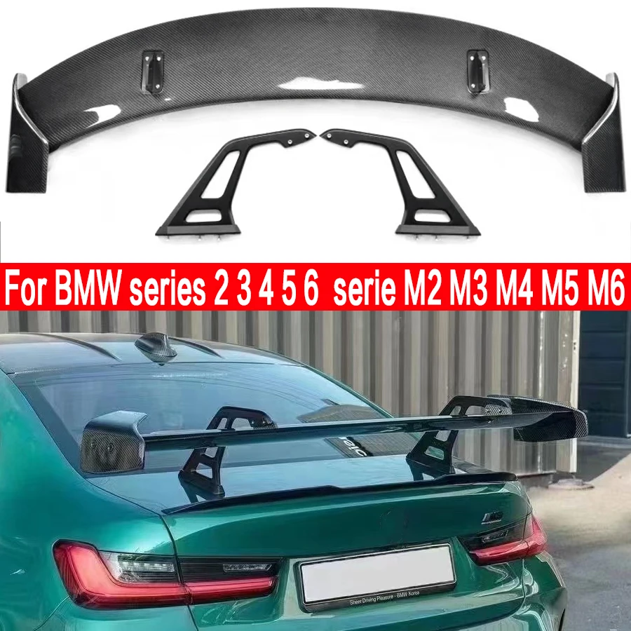 

Carbon Fiber Tail fins For BMW M3 F80 G80 M4 F82 G82 Rear Trunk Spoiler Guide Wing Rear Wing Car Trunk Diverter Body Kit