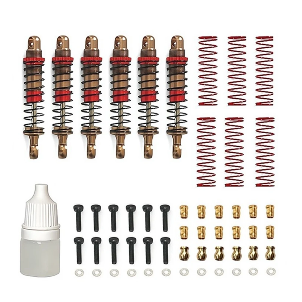 

Metal Oil Shock Absorber Damper for 1/18 FMS RocHobby WOWRC Cheyenne 6X6 RC Crawler Car Upgrades Parts Accessories