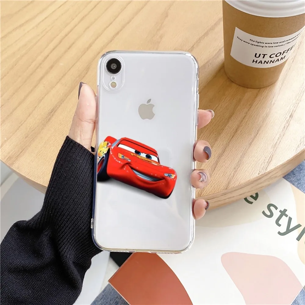 thumbnail image 1 of Funda de teléfono Cars L-Lightning m-mcQueen para Iphone 15 11 13 14 Pro Max 7 8 Plus X Xr Xs Max Se2020 12mini cubierta transparente, 1 of 5
