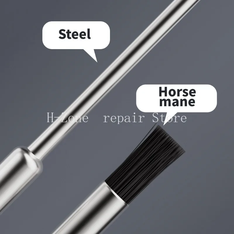 Lanrui 2.35mm/3.0mm QB95 먼지 제거 브러시, 마더보드, 테일포트, 이어폰, 스피커의 먼지 청소에 사용됨 10개/박스