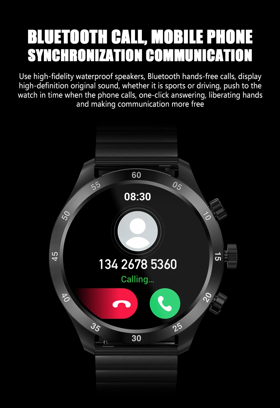 2022 Smart Watch Men Bluetooth Call Custom Dial Full Touch Screen Waterproof Smartwatch Sport Fitness Tracker Watch For Men