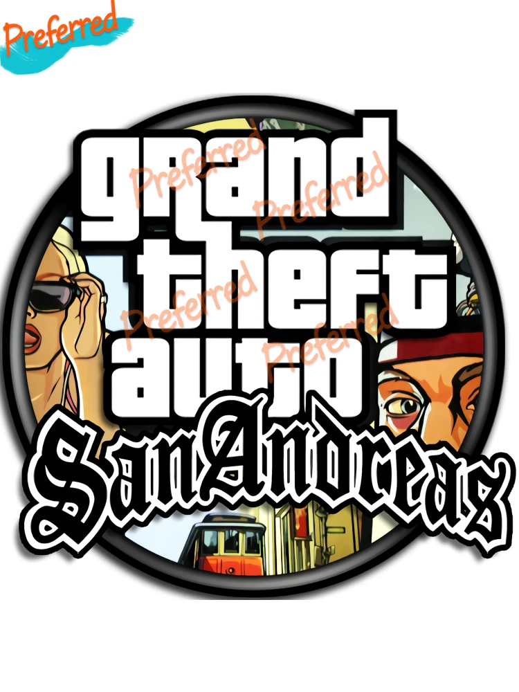 Gta Grand Theft Auto Sticker - Gta Grand theft auto Lcs - Discover