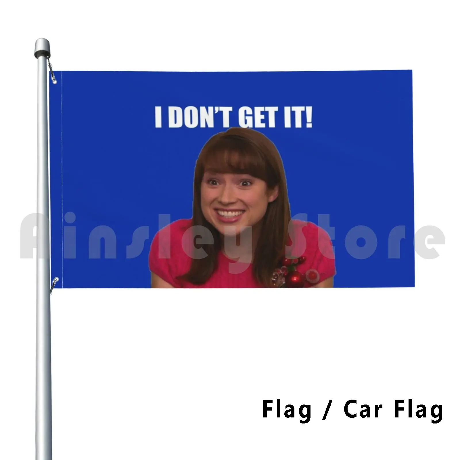Erin Hannon-I Non Lo Ricevi! Outdoor Decor Flag Car Flag Erin Hannon The Office Nbc Ellie Kemper Office