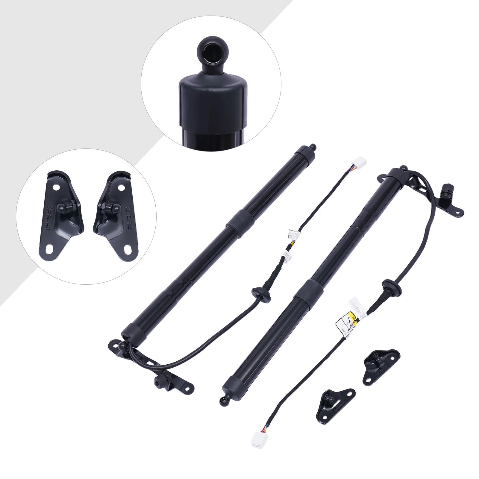 Pair of Electric Power Support Strut LH+RH High-Quality Rear Liftgate Trunk Bracket Durable Fits For 2013-2018 Toyota RAV4 NEW