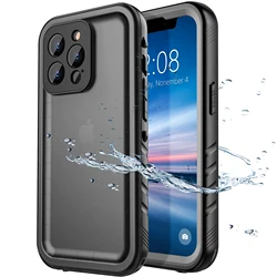 Waterproof Swimming & Diving Case with Strap and Full-Body Protection for iPhone 11 (Black)