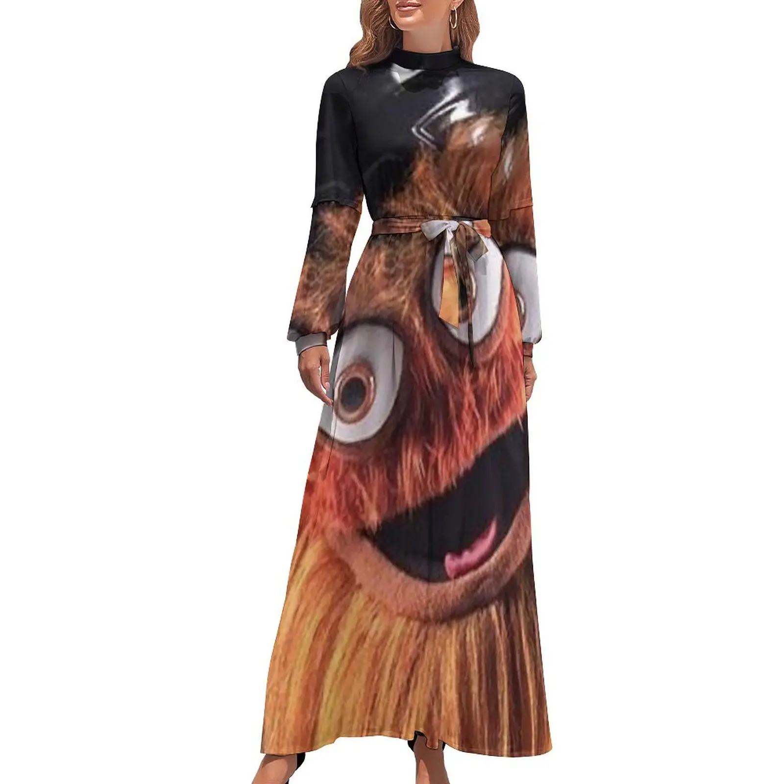 

Flyers New Mascot "Gritty" Long Dress Dress vintage Clothing female