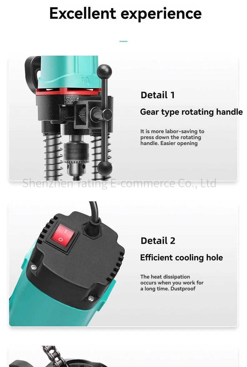 Special electric drilling machine for fire pipes, galvanized pipe drilling machi