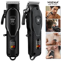 Professional Barber Electric Hair clipper LED display screen UBS charging Trimmer Powerful electric hair clipper trimmer tool 1