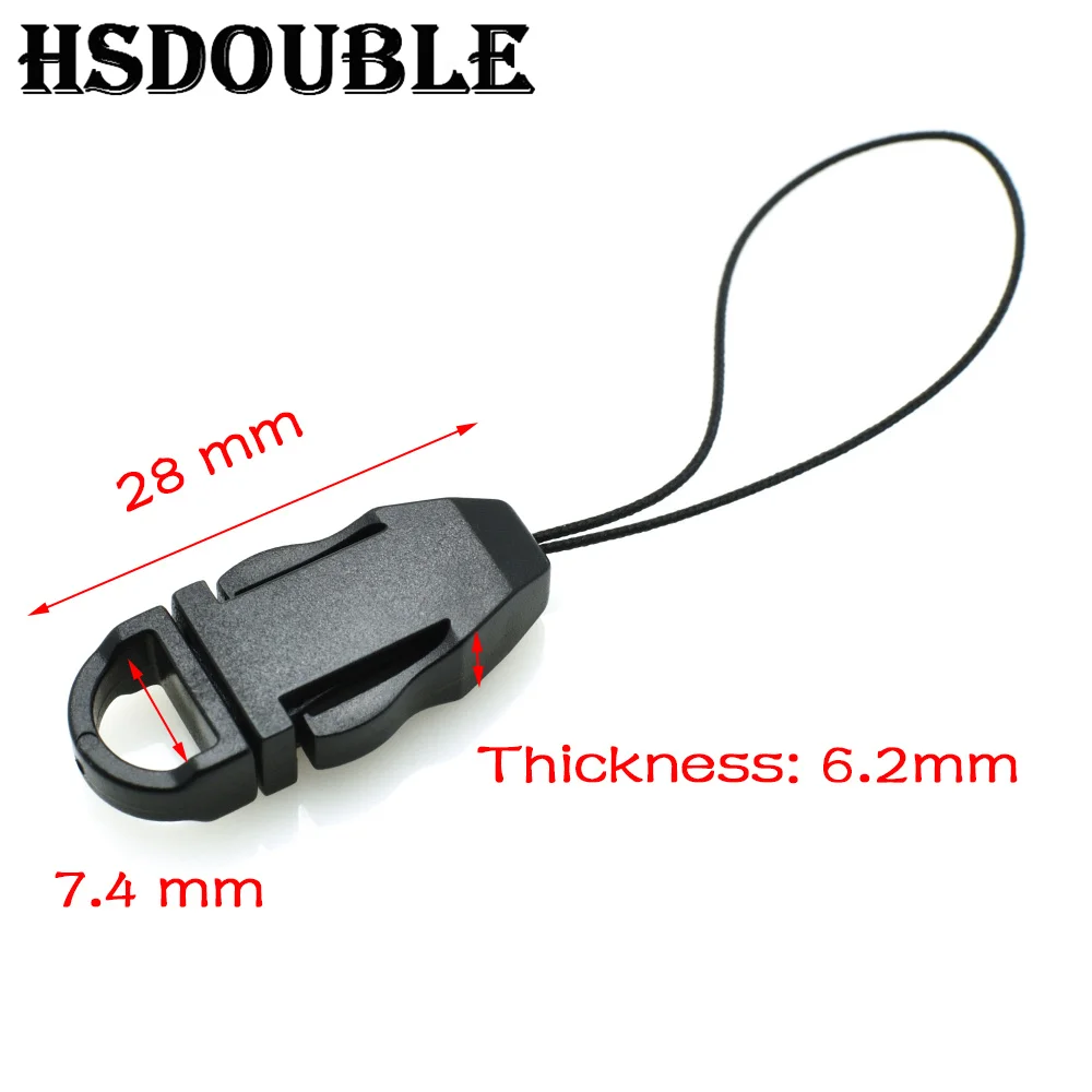 10 Stück/Packung abnehmbare Schnalle für Schlüsselband, Arbeiterausweis, Ausweishalter, Schlüsselband-Zubehör – Detail 4