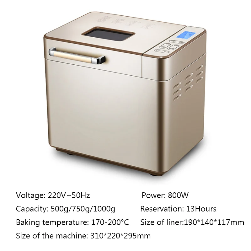Automatic Bread Toast Baker Thermostatic Cookie Cake Bake oven Rice Wine Yogurt Fermenter Pasta Pizza Dough Kneading Machine 3
