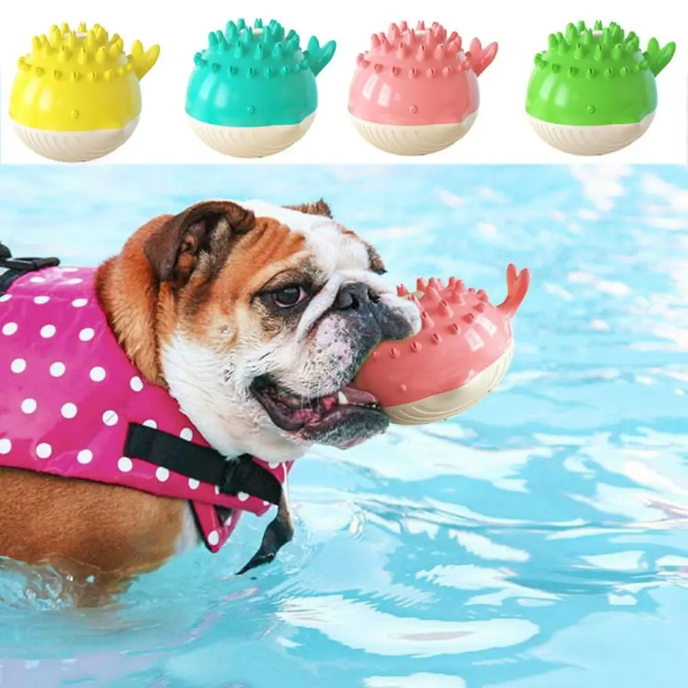 

Electric Dogs Water Spray Toys Bite Resistant Interactive Dog Swimming Floating Toys ABS+TPR Pink/Green/Blue/Yellow