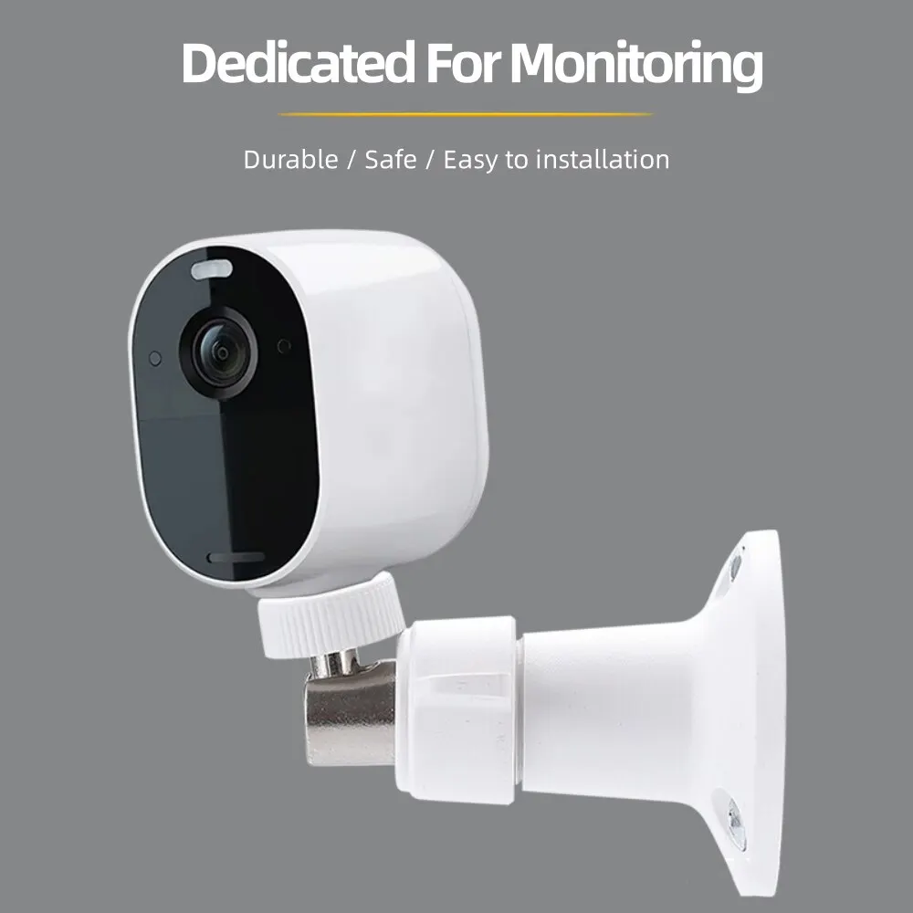 Security Camera Mount Metal Wall Mount Adjustable Indoor Outdoor Compatible With Arlo Ultra/Pro/Pro 2/Pro 3 CCTV Camera and Others