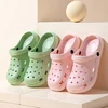 Women Clogs Summer Female Sandals Thick Bottom Home Slides Soft EVA Dry Wedges Platform Garden Shoes Beach Sandals Home Slippers 1
