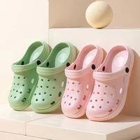 Women Clogs Summer Female Sandals Thick Bottom Home Slides Soft EVA Dry Wedges Platform Garden Shoes Beach Sandals Home Slippers 1