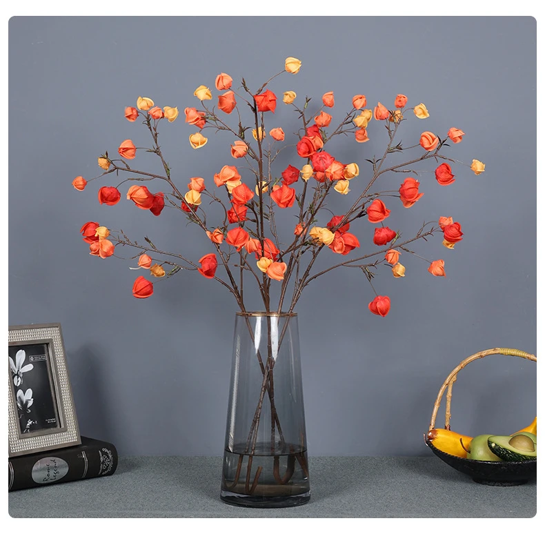 Description Picture 6 of itemArtificial Lanterns, Red Berries, Holiday Decorations, Artificial Flowers, Indoor Dry Flower Ornaments