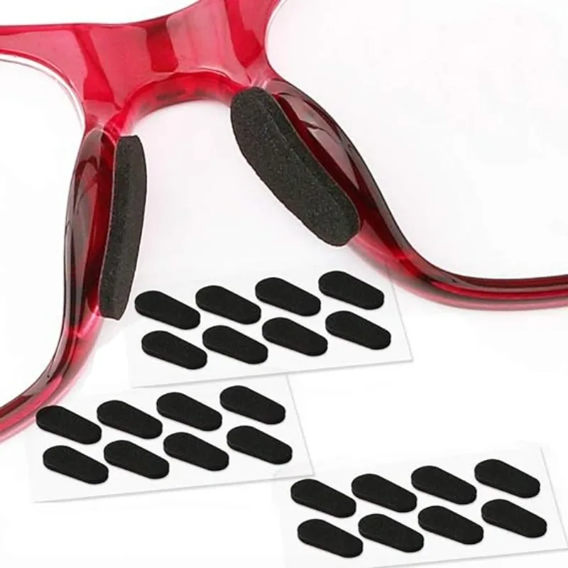 Non-slip Nose Pad Stickers EVA Eyeglasses Nasal Bridge Paster Glasses Adhesive Decompression Nose Pads Patch Eyewear Accessories