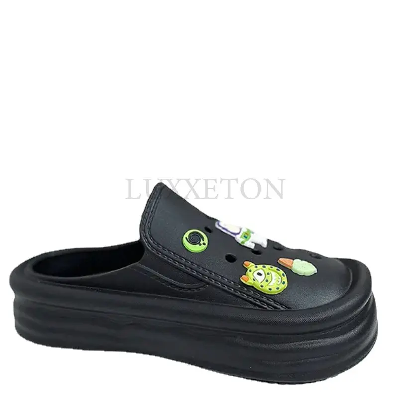 

Новинка 2023, женские летние Симпатичные тапочки Baotou на толстой подошве, Нескользящие садовые туфли, высококачественные женские сандалии для девочек