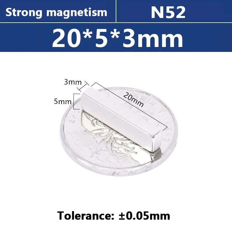4x3x2 5x5x2 10x5x1 10x5x5 10x10x3 15x10x5 20x10x4 20x5x5 mm Block Rectangular Neodymium Magnets N35 Strip Magnet powerful Strong neodymium magnets magnetic blocks