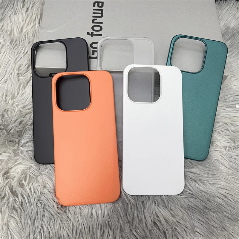 Matte Frameless Thin Anti-Fall Phone Cover with Hard Skin-Feel