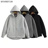 KEYANKETIAN Winter New Women's Zipper Hoodie High Street Unisex style Double Pockets Oversize Loose Sweatshirts Outerwear Top 1