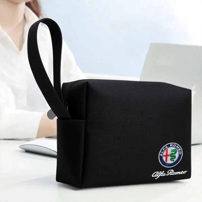 Borsa organizer per auto Borsa portaoggetti digitale portatile Custodia protettiva per Alfa Romeo giulietta 159 mito giulia stelvio 147 Accessori - immagine 3