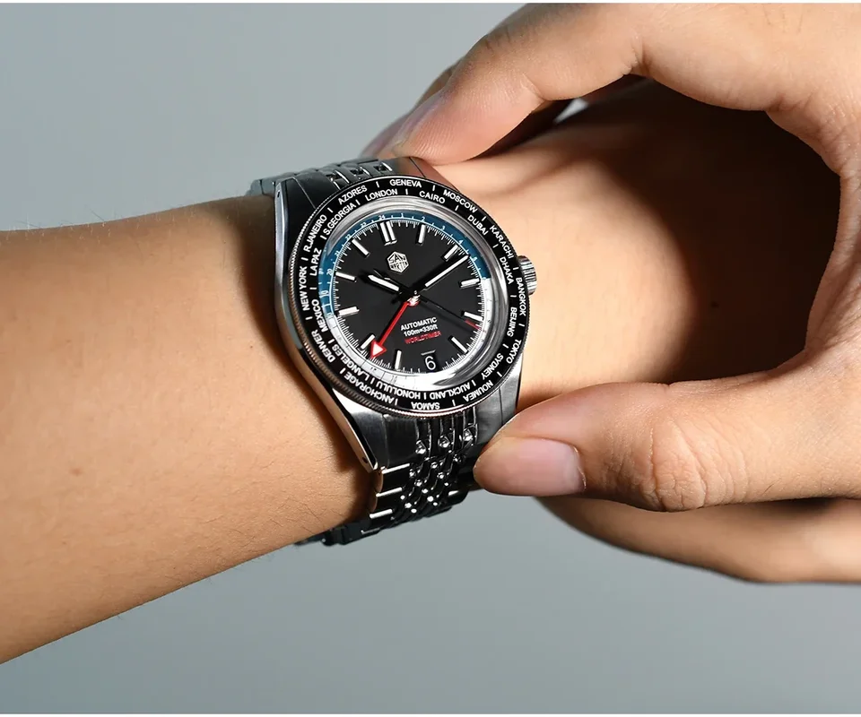 San Martin SN0116 B2 サン マーティン San Martin Automatic GMT Dive Watch with Aged Dial #SN0116-B