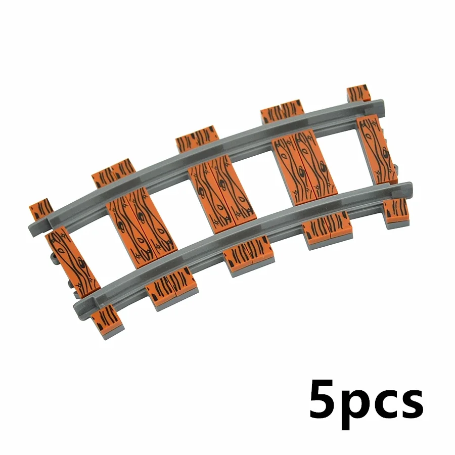 Enhanced Train Accessories and Building Block Set with Wheel Track Parts and Power Functions