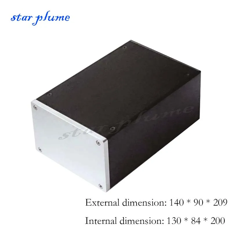 (140*90*209mm) 1409 All-aluminum Power Amplifier Case Power Supply/Preamplifier/Headphone Amplifier Chassis Shell DIY Box 140 90 209mm 1409 all aluminum power amplifier case power supply preamplifier headphone amplifier chassis shell diy box