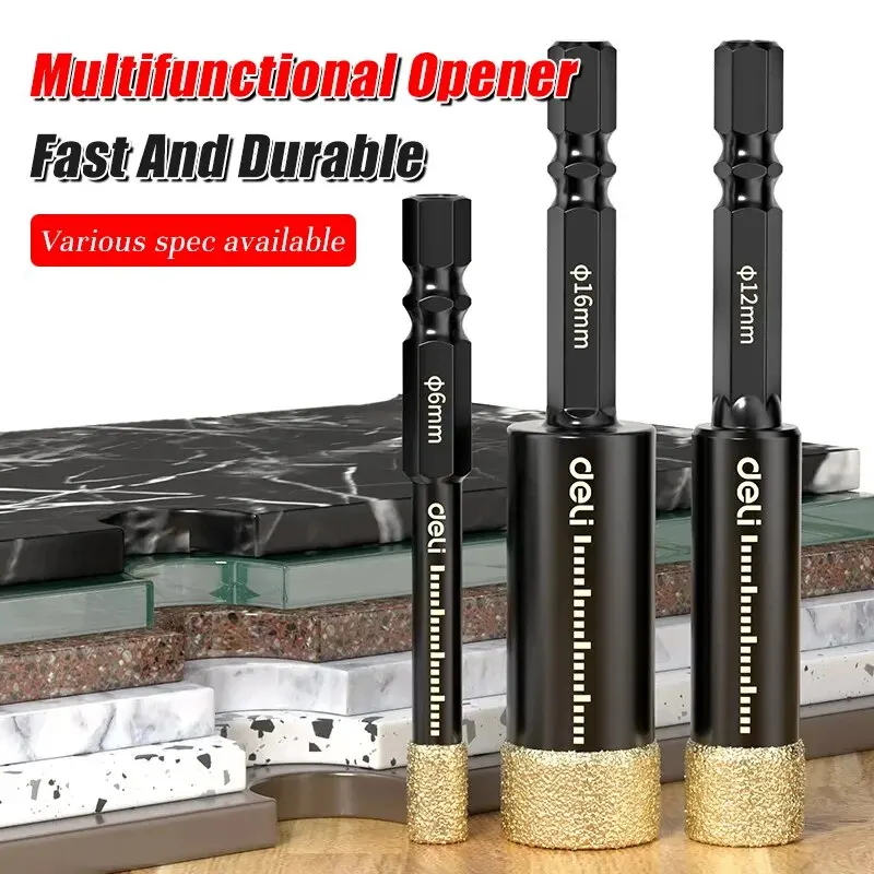 육각 생크 납땜 건조 세라믹 타일 다이아몬드 드릴 비트 5-16mm 구멍 톱 대리..