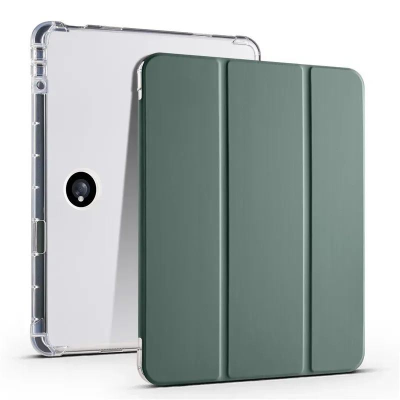 Clear Stand Soft TPU Back Cover with Pencil Holder