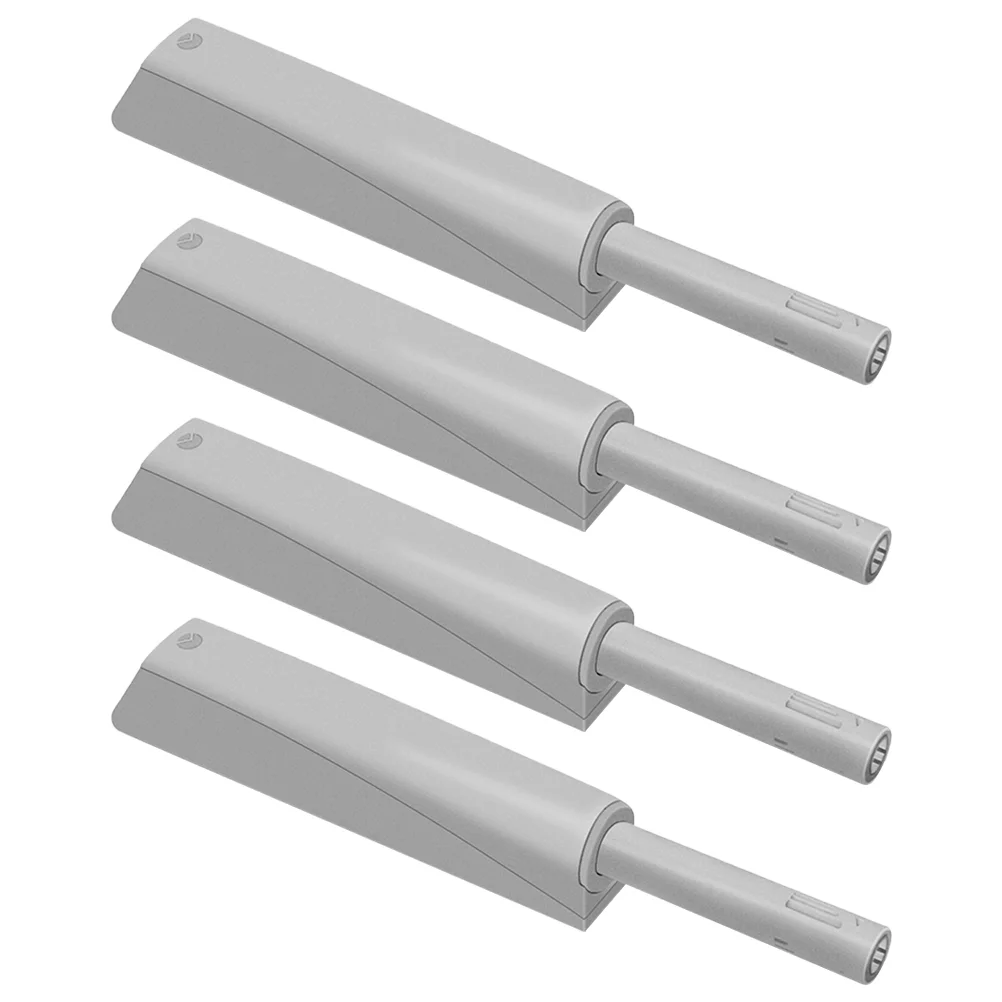4 Pcs Cabinet Door Rebounder Push Latch Platinum Baking Mat Holder Furniture Hardware Automatic Door Closer Magnetic Bump