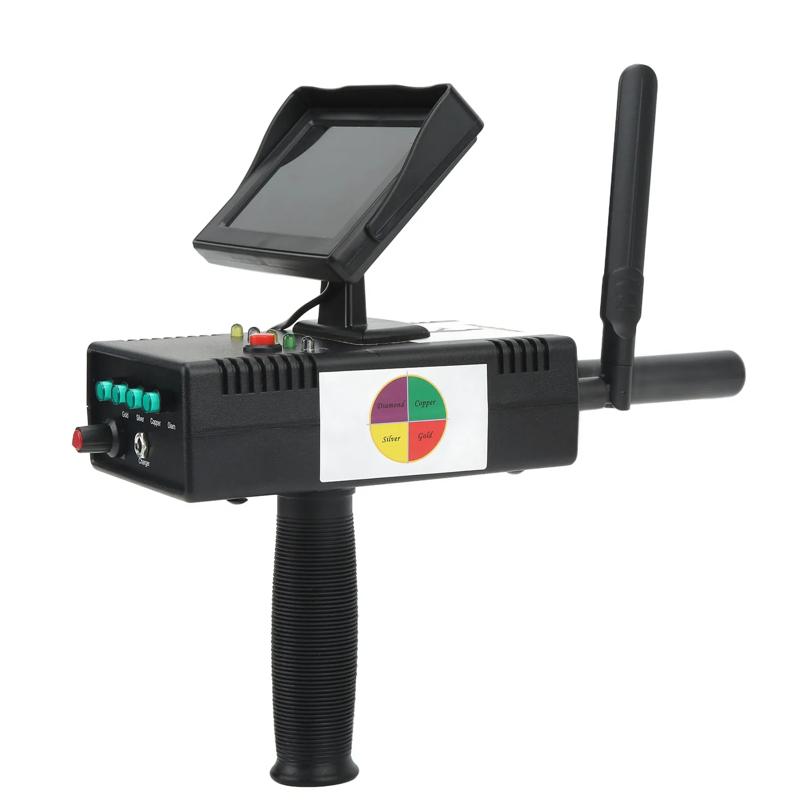 Metal Detector Abs Housing Sensitive Stable Quick Scanning Treasure Finder Per Oro Argento Rame Ac100-240V