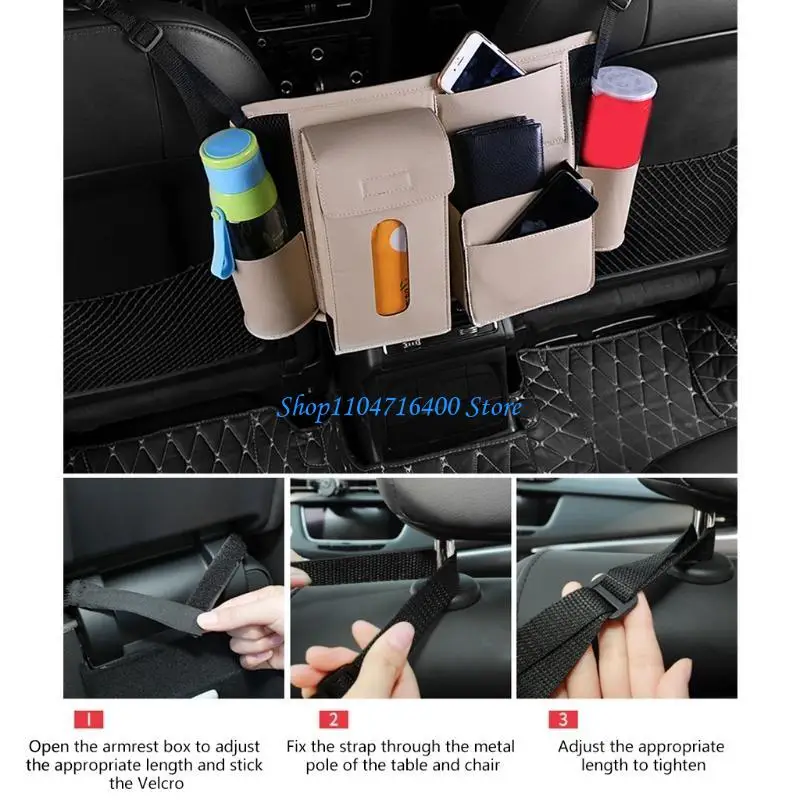 y1gd Aufbewahrungstasche für hinten, zum Aufhängen, Tasche, Auto, Abschleppen, Aufräumen – Detail 10