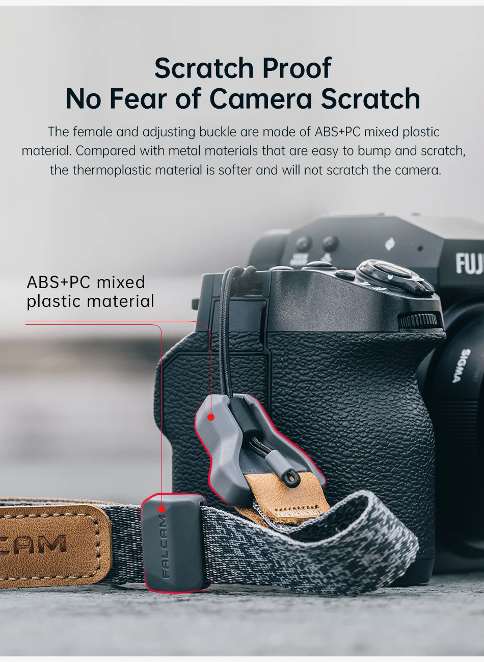 FALCAM M00A3801Maglink Quick Magnetic Buckle Wrist Strap Stable Fashional Wrist
