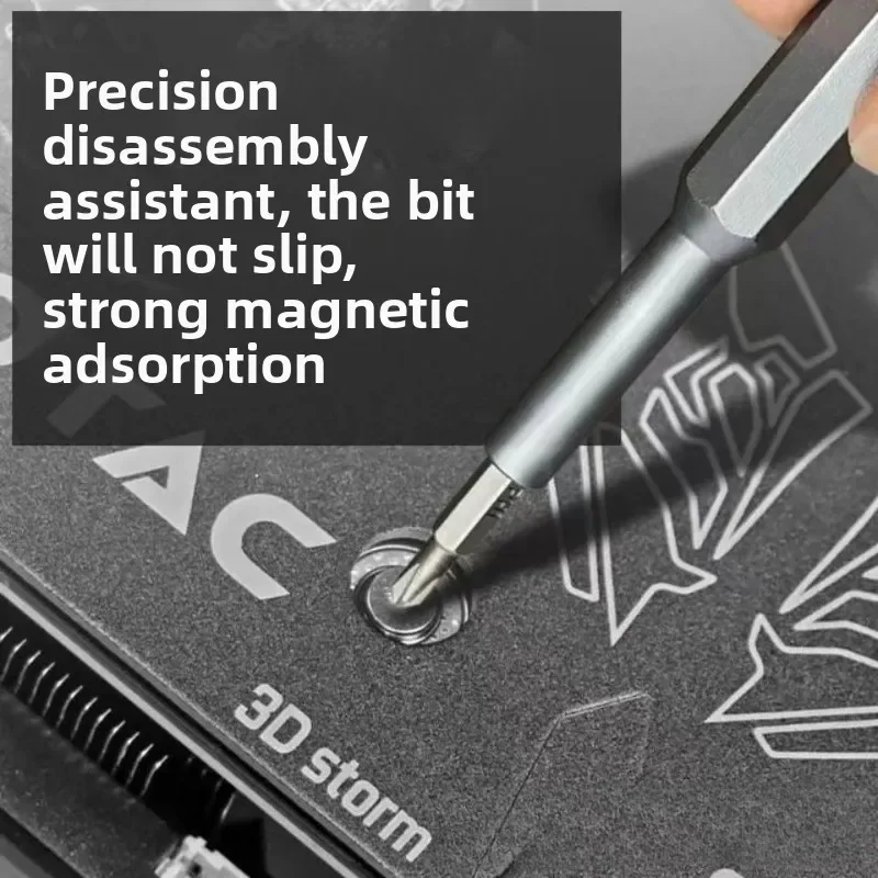 25 in 1 Screwdriver Repair Tools Sets Aluminum Alloy Handle Precision Cross Head Magnetic Screwdriver for Phone Computer Glasses