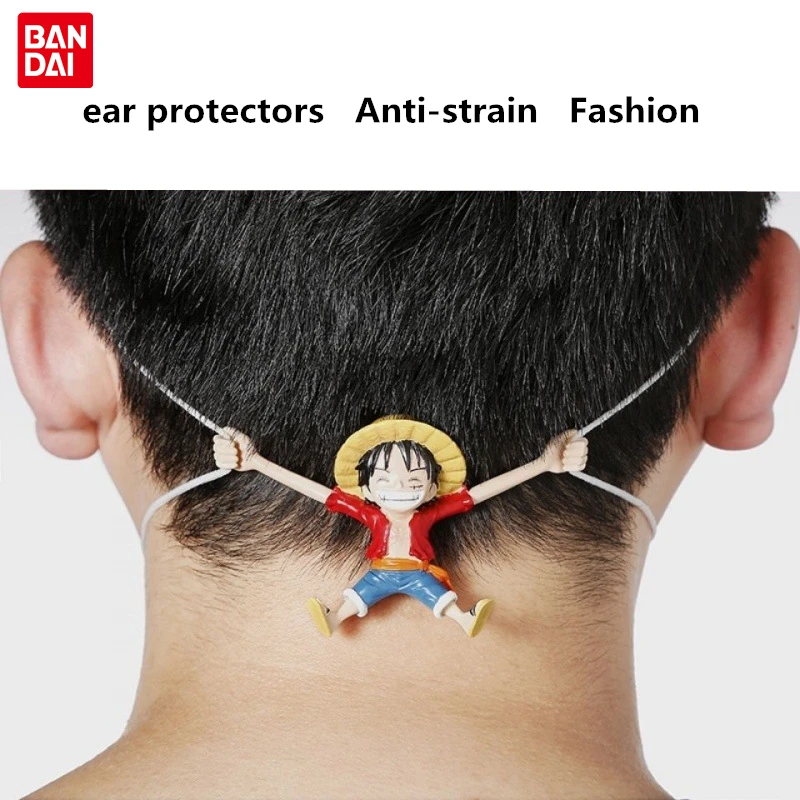 One Piece Anime мультфильм Anti-Strangle одноразовая маска компаньон защита для ушей Luffy Usopp