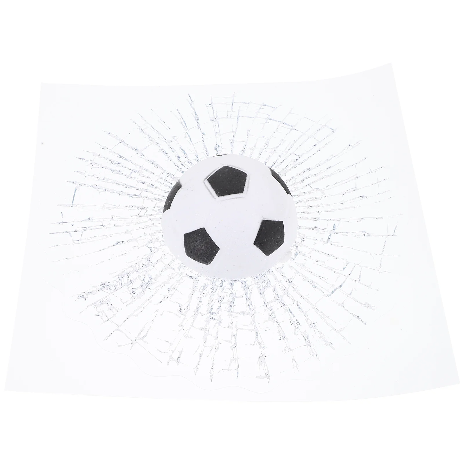 

Fake Broken Glass Sticker Soccer Sticker Car Window Sticker Broken Window Sticker Prank Sticker