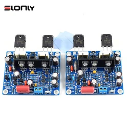 Um par mx50 se placa de amplificadores de potência de canal duplo dois kits diy placa terminada com isolamento shee por ljm