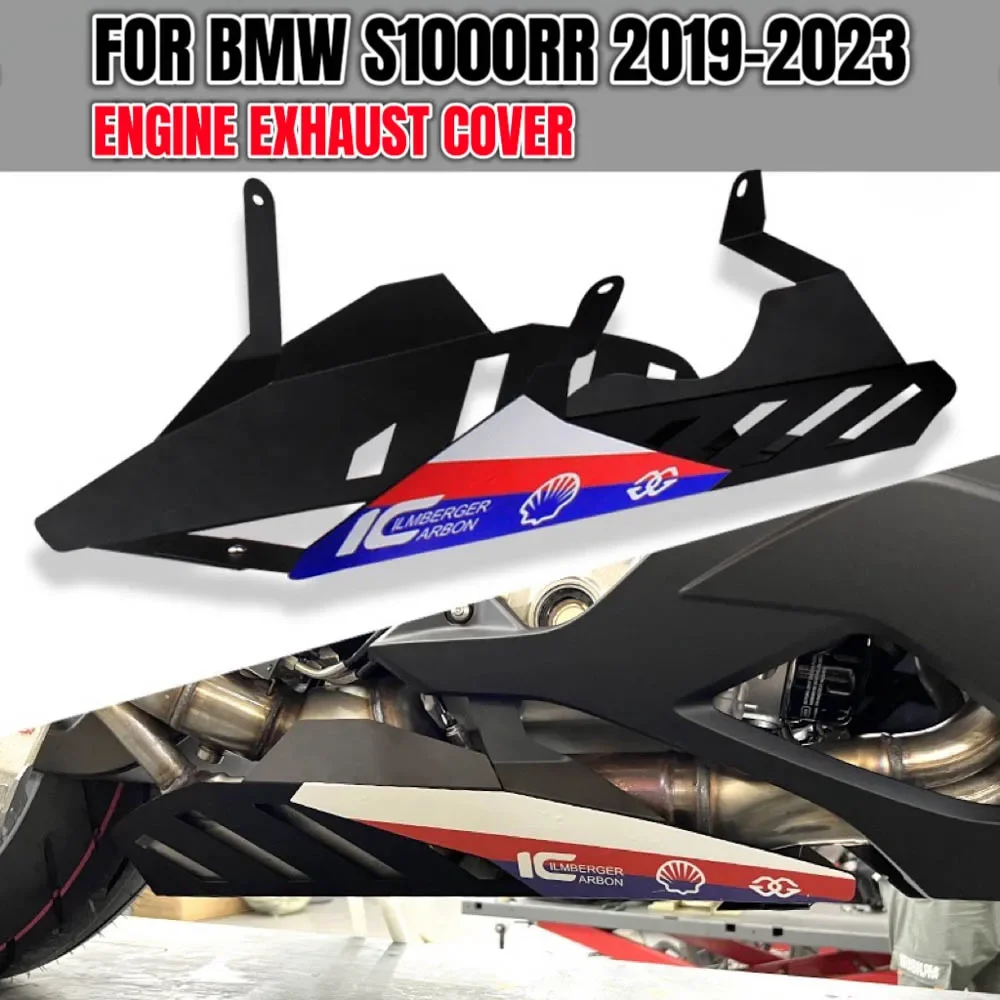 

2023 S1000RR Motorcycle Exhaust Cover Bellypan Bottom protection Exhaust Protection For BMW S1000 RR 2019 2020 2021 2022 M1000RR