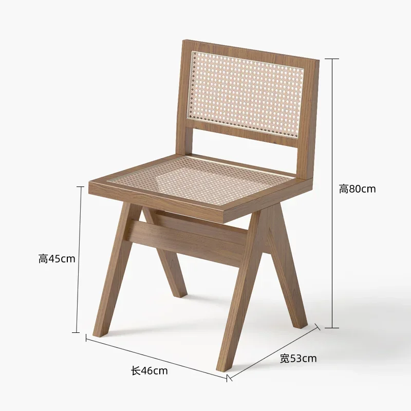 Dining solid wood table and combination restaurant special network red woven rattan dessert milk coffee shop commercial
