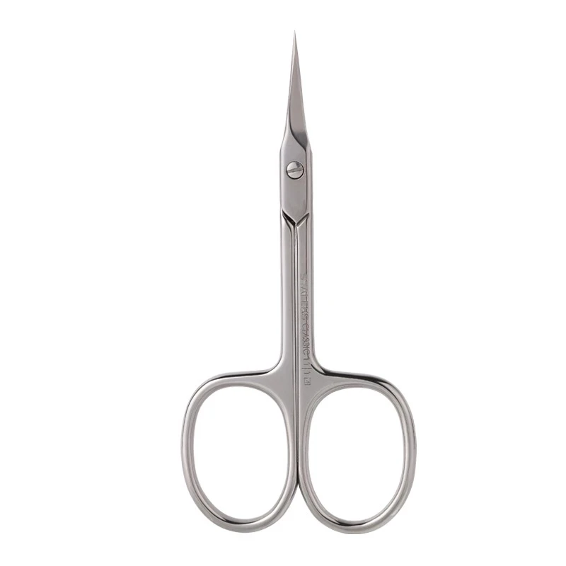 STALEKS Stainless Steel SC-11-1 Dead Skin Scissors Russian Manicure Pre-treatment Bending Eyebrow Scissors Care To Remove Barbs 5