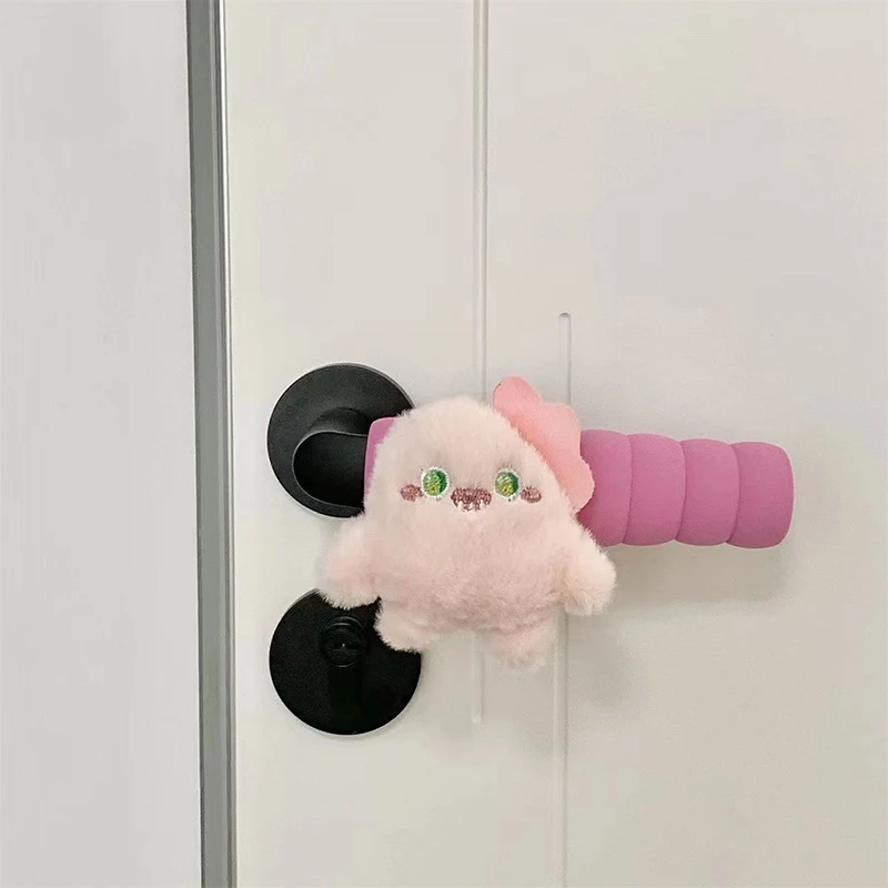Cute Door Handle Cover Anti-collision Bedroom Door Handle Protector Anti-static Knob Cover Living Room Wall Protector