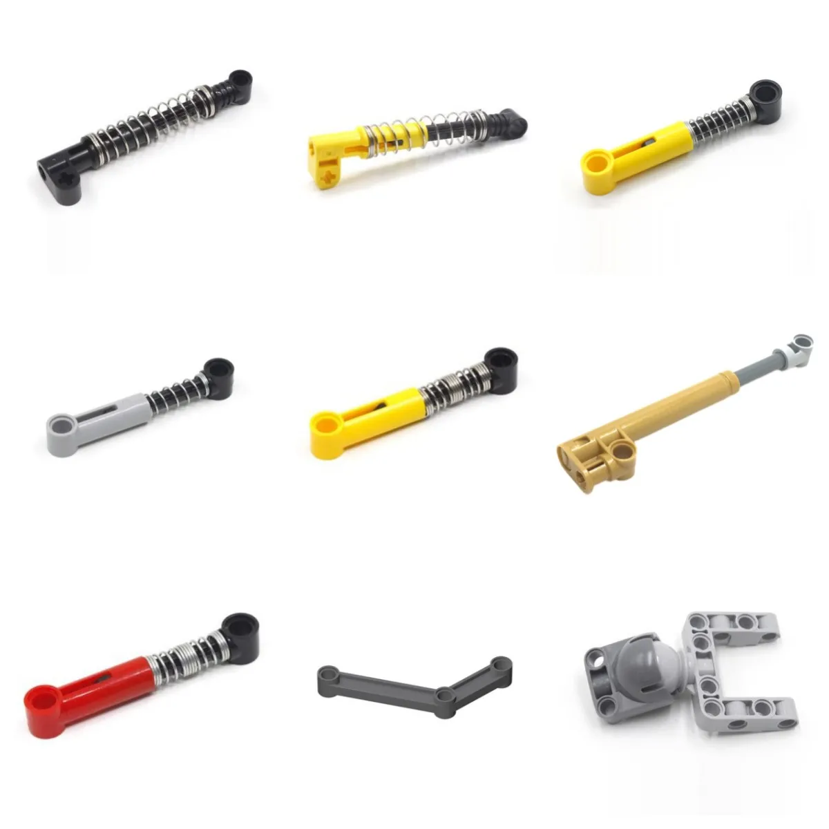 

Building Blocks Technical Part MOC Suspension Spring Hard/Soft Spring Steering Shock Absorber 2637 32005 32293 76537 57515 76138